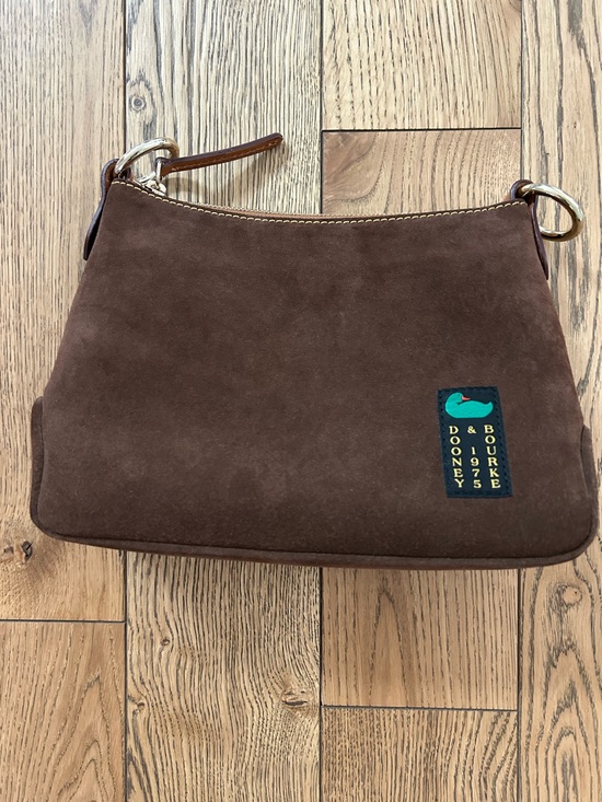 Dooney & Bourke Handbags - Dooney & Bourke Brown Suede Shoulder Bag Brand New